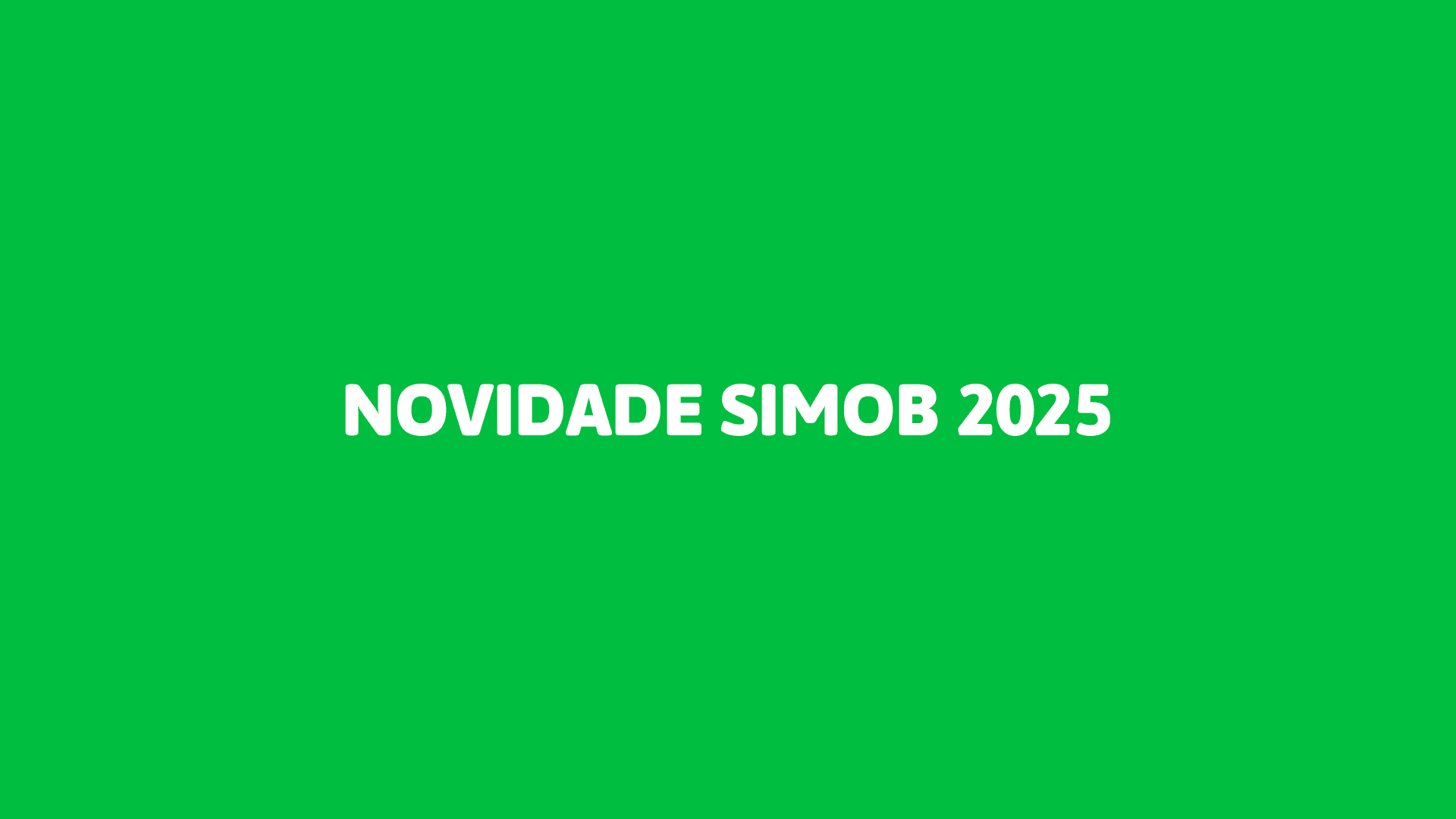 Novidades do SIMOB 2025