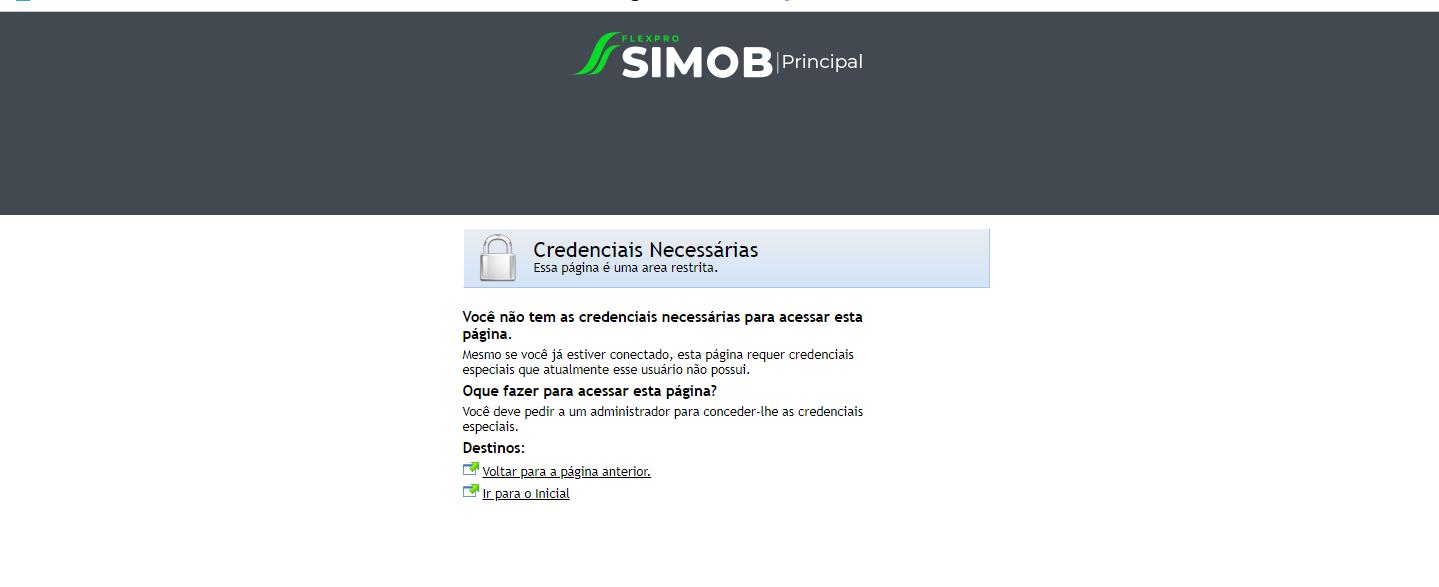 credenciais