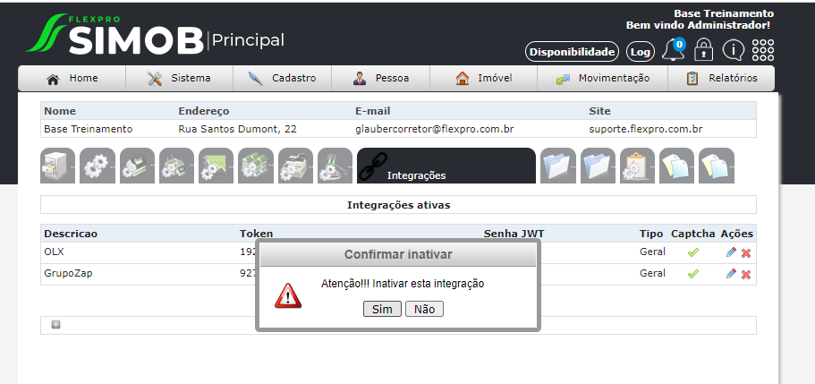 inativar
