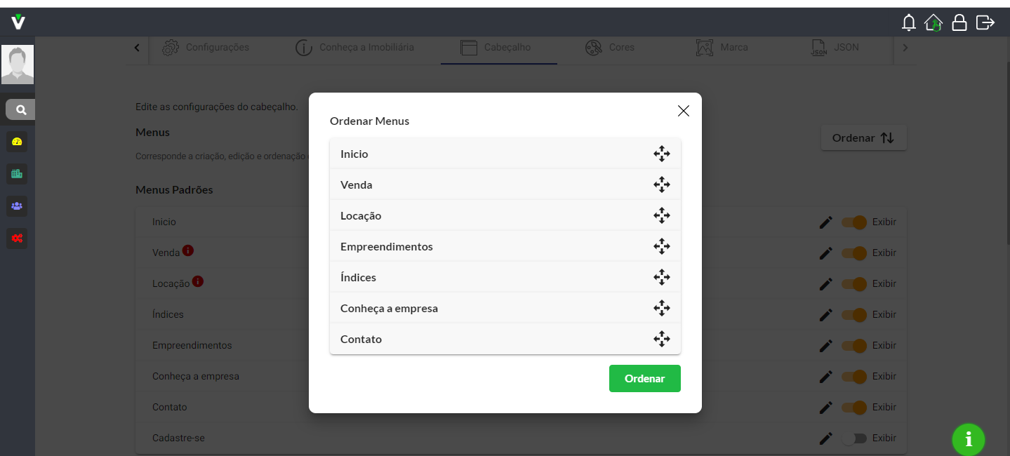 menus