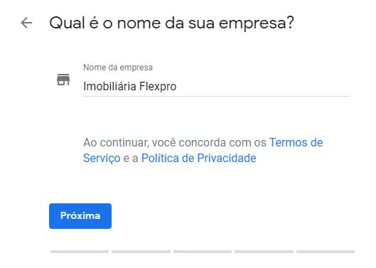 Google Meu Negócio para imobiliárias.