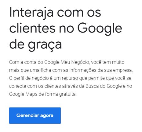 Google Meu Negócio para imobiliárias.